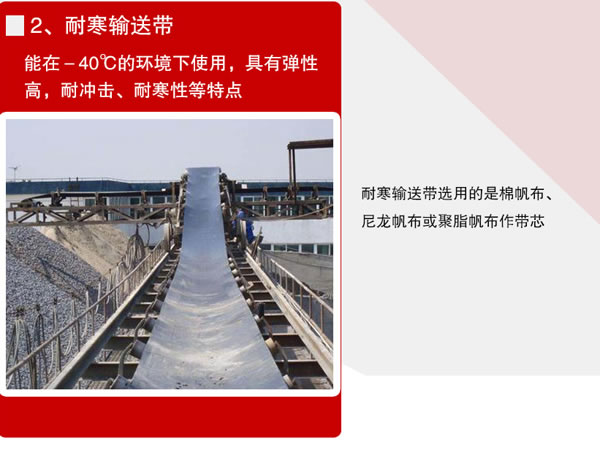 耐寒输送带 耐寒输送带