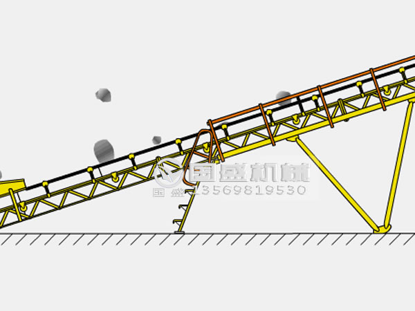 输送机皮带托辊支架 输送机皮带托辊支架